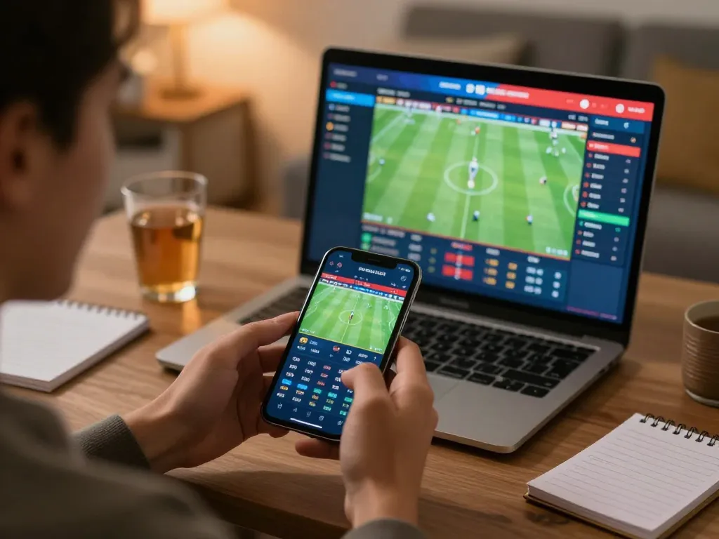 Placing strategic bets on 888top during a live FIFA World Cup match