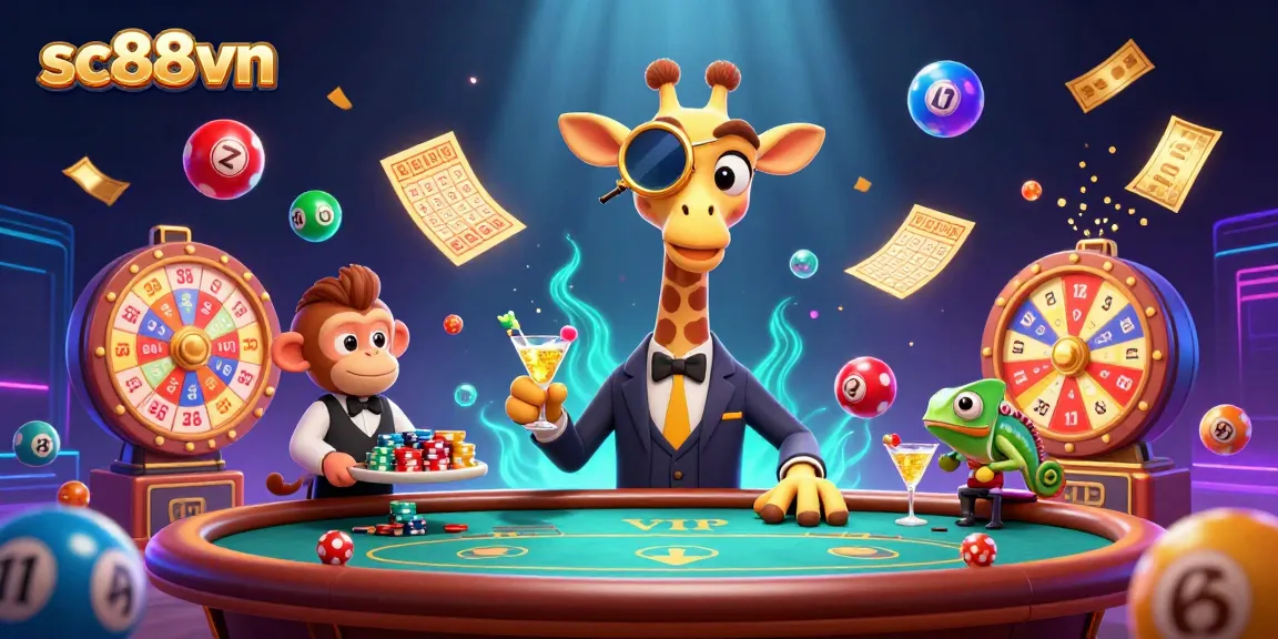 Engage in exciting games at sc88vn with vibrant elements and rich casino atmosphere.