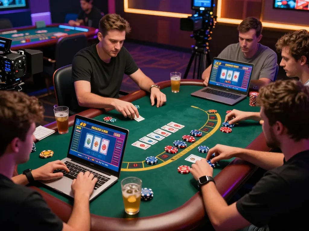 An online player enjoys blackjack action at Go8 with a focus on strategic gameplay and immersive experience.