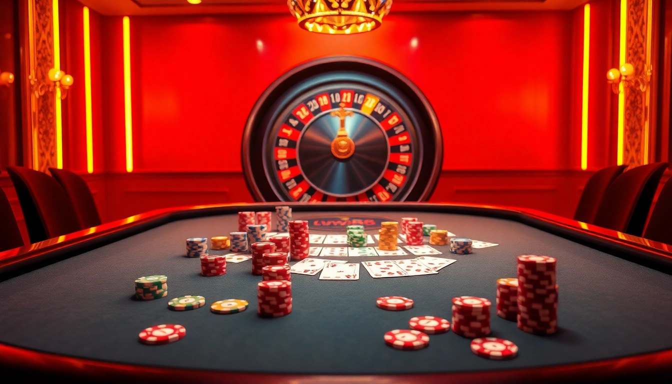 Experience thrilling blackjack action at ww88 casino with vibrant chips and cards.