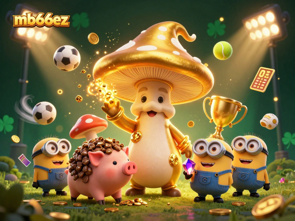 Experience the excitement of mb66ez sports betting with golden visuals and dynamic action.