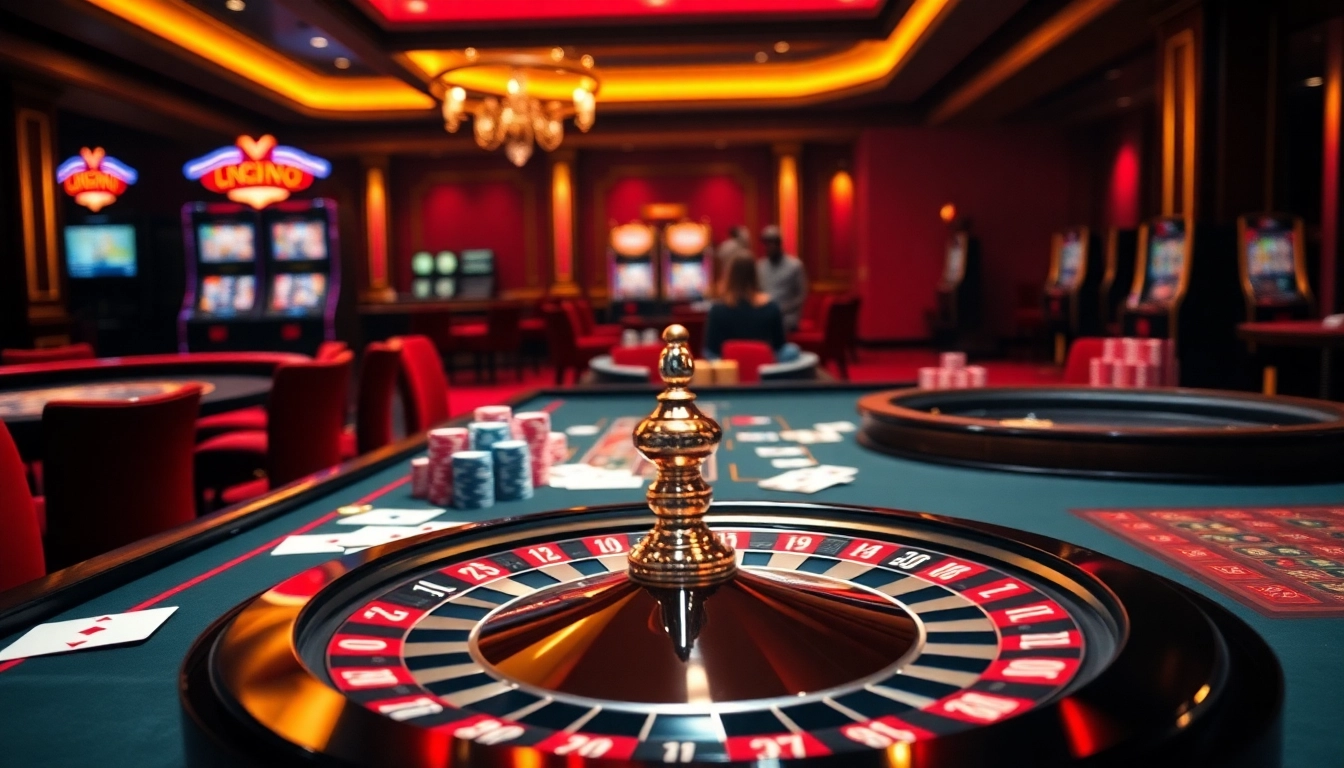 Experience the luxury of QQ88pro Vip with vibrant poker chips and an elegant roulette wheel.