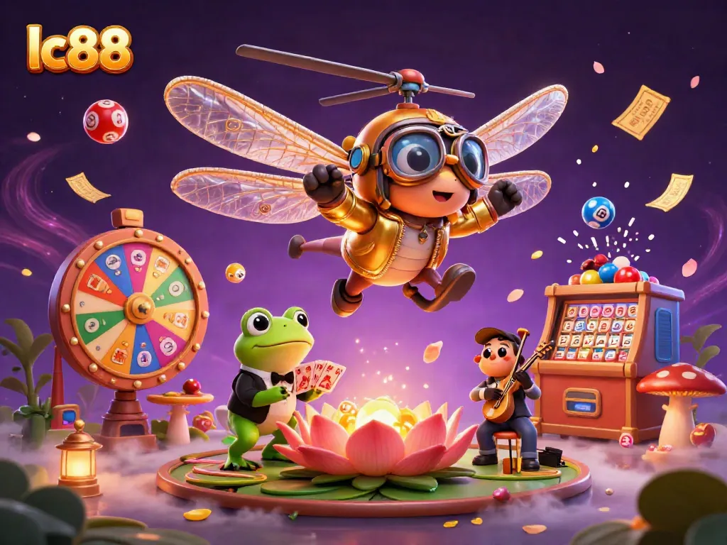 Enjoy an exciting lc88 casino experience with vibrant characters and dynamic gaming elements.