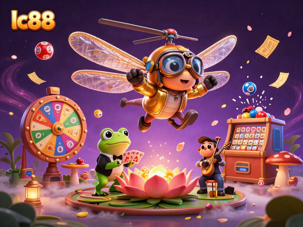 Enjoy an exciting lc88 casino experience with vibrant characters and dynamic gaming elements.