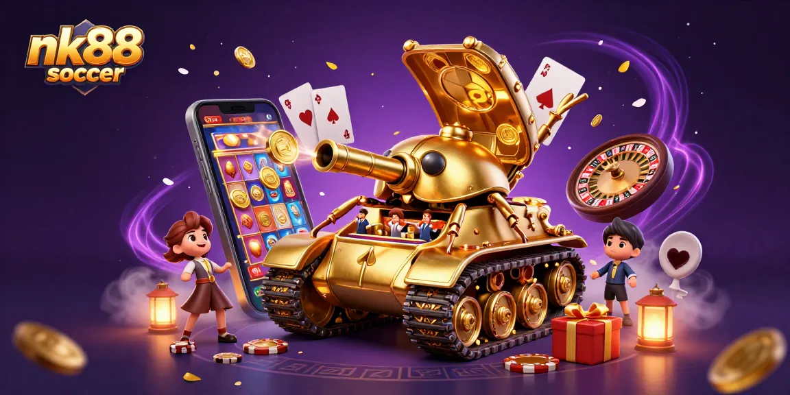 Experience thrilling gaming with nk88 soccer's vibrant casino atmosphere featuring stunning 3D elements.