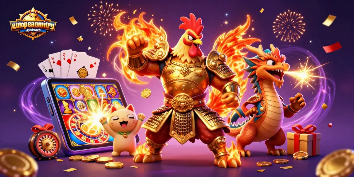 Experience thrilling gameplay at europeanminigolfsport with animated characters and vibrant casino elements.