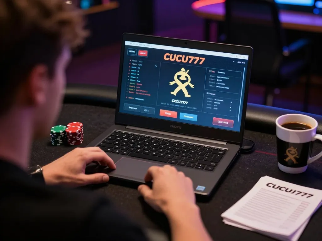 Engaging online gameplay at CUCU777, highlighting strategic poker actions on screen.
