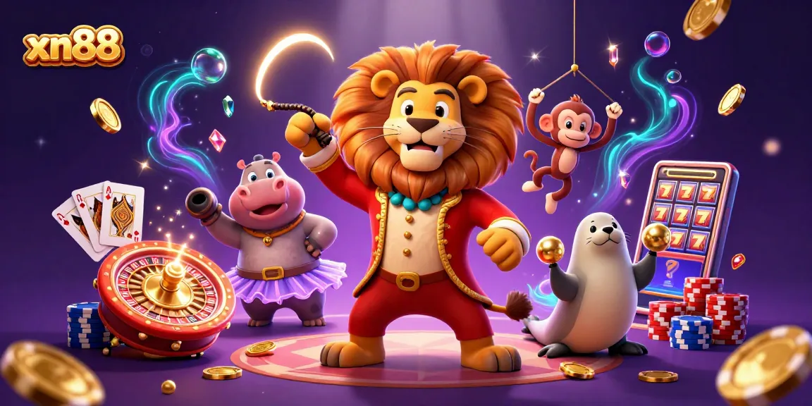Engage with xn88's thrilling gaming world through vibrant slots and interactive characters.