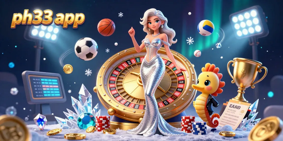 Experience exhilarating gaming with the ph33 app at a vibrant casino scene.