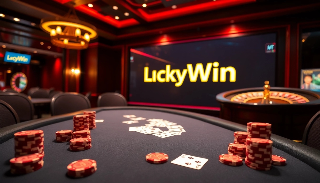 Experience the thrill of winning at LuckyWin's elegant casino with vibrant games and dynamic action.