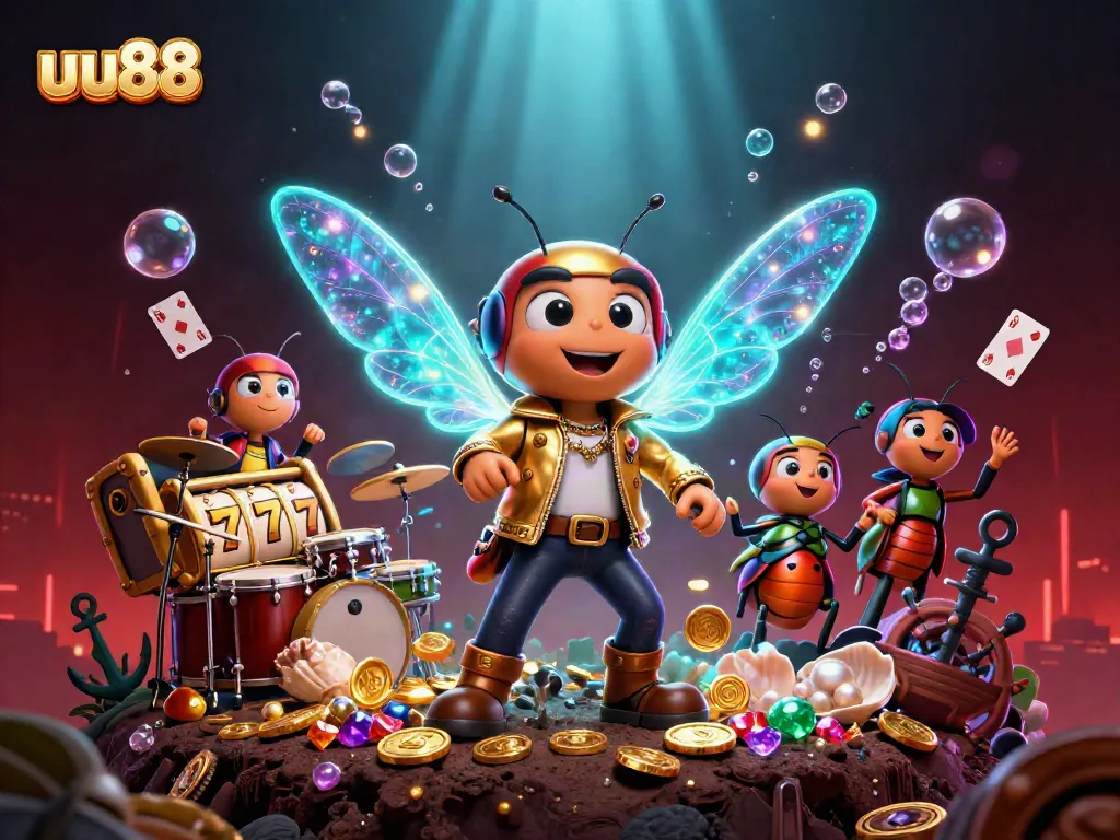 Experience thrilling gameplay at uu88 with exciting slot elements and vibrant underwater scenes.