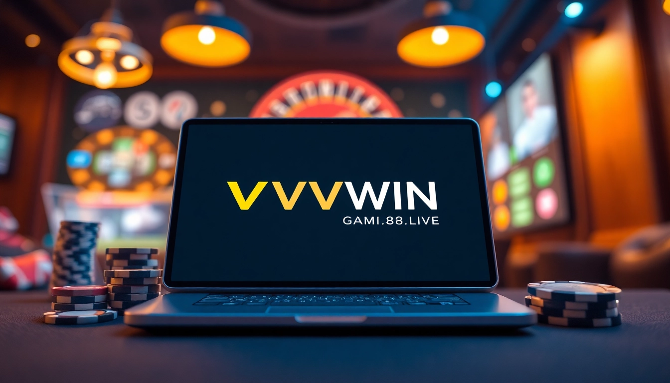 Engaging online gaming interface featuring the VVVWIN logo, highlighting exciting betting options at vvvwin88.live.