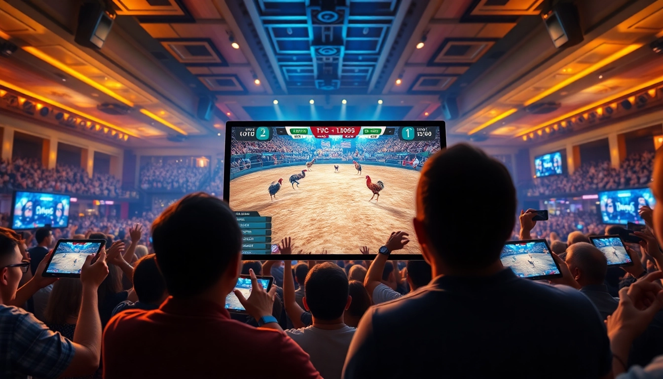 Live cockfighting action and digital betting excitement at dagawin.live.