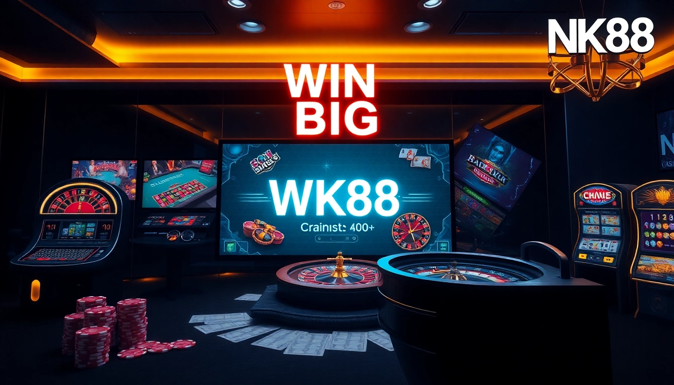 Experience luxury gaming excitement at https://nk88s.net/ with immersive gambling visuals and action.